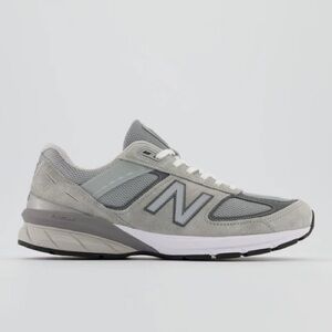 New Balance 990 Grey Suede & Mesh Running Sneaker